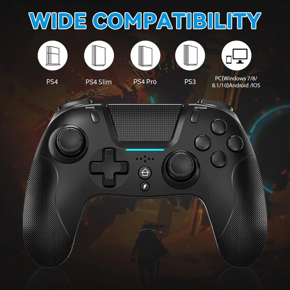 Programmable Remote Control with 6-Axis for PS4