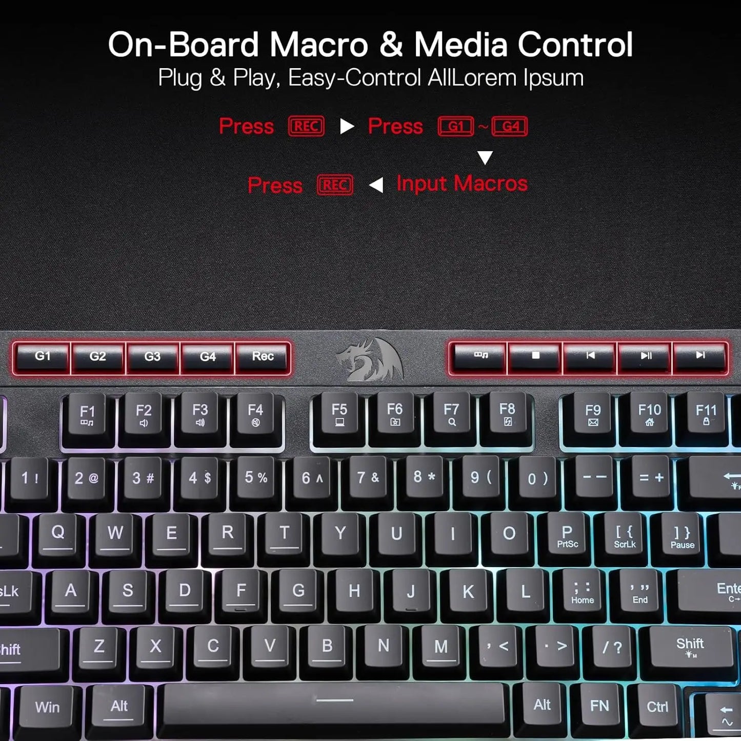 Redragon K515 Shiva RGB Mechanical Keyboard