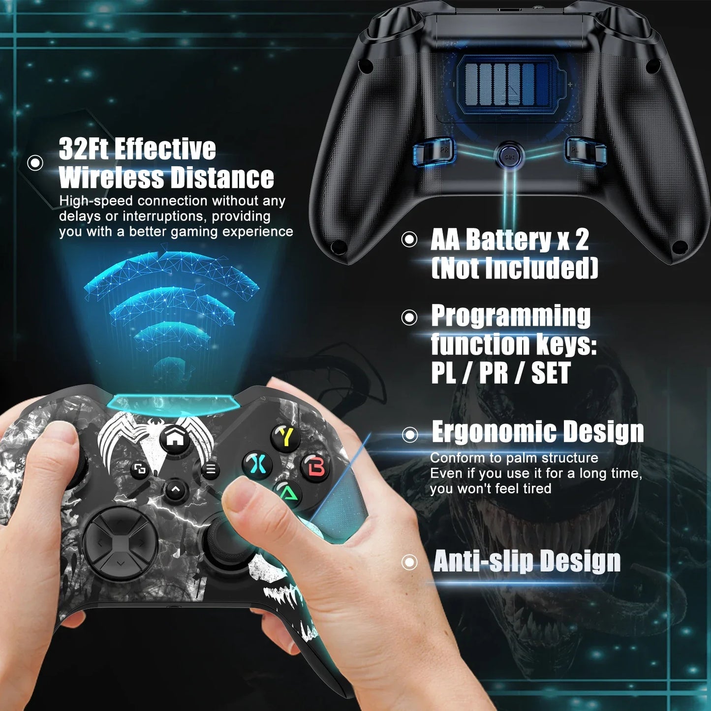 Wireless Controller for Xbox One/SERIES/S/X PC Gamepad