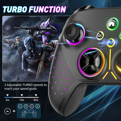 Turbo Function/6-Axis RGB Joysticks For Xbox