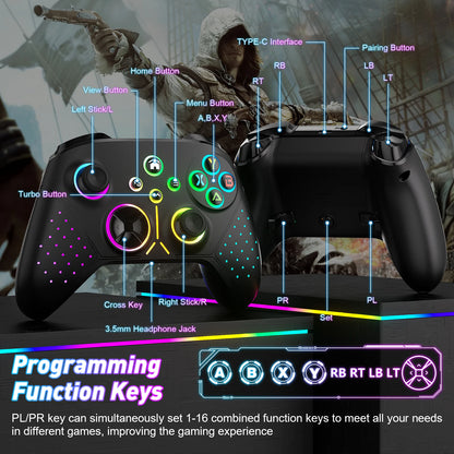 Turbo Function/6-Axis RGB Joysticks For Xbox