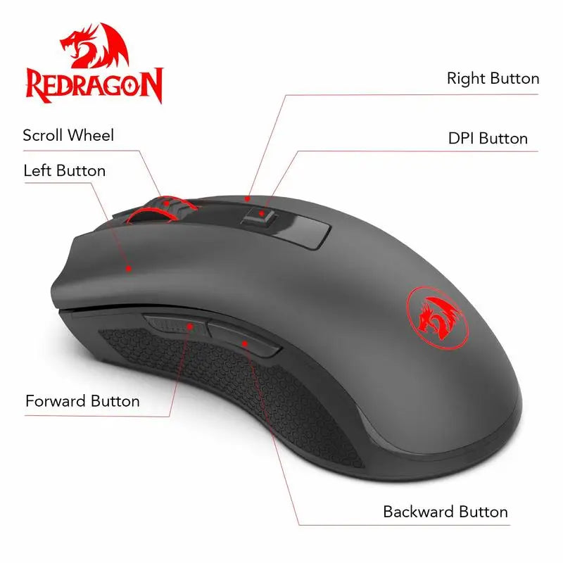 Redragon M652 Optical 2.4G Wireless Mouse